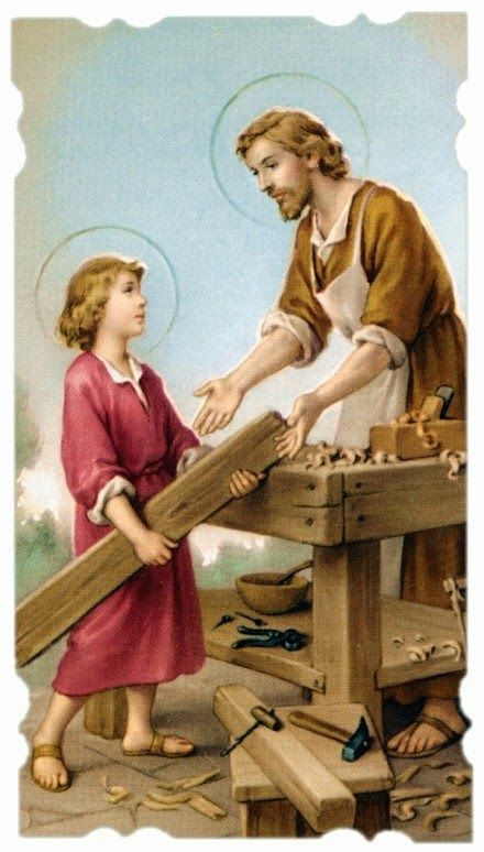 San Jose Obrero, Patrono del trabajo | Evangelización Católica Feast Of St Joseph, St Joseph The Worker, St Josephs Day, Happy Feast Day, Mary Jesus Mother, Holly Pictures, Blessed Mother Statue, Religious Pictures, Faith And Hope