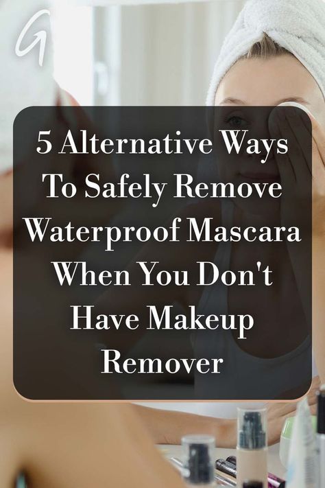 Waterproof mascara is one of makeup's greatest inventions. When we need that staying power for wet days or events where we know we'll shed some tears, the smudge-free option is always handy. #makeup #removal #waterproof #mascara Diy Mascara Remover, How To Get Waterproof Mascara Off, How To Remove Waterproof Mascara, Removing Waterproof Mascara, Best Waterproof Makeup, Remove Mascara, Homemade Makeup Remover, Best Waterproof Mascara, Waterproof Mascara Remover