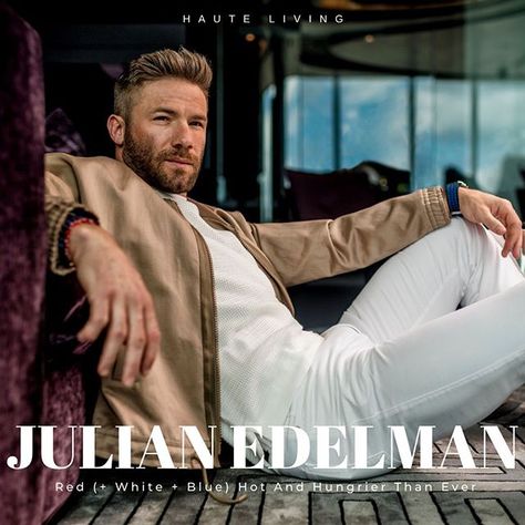 Julian Edelman Is Prepared To Dominate On The Gridiron Once Again New England Patriots Football, Julian Edelman, Patriots Football, Alexander Skarsgård, New Mercedes, Boston Sports, Step Moms, New England Patriots, Bearded Men