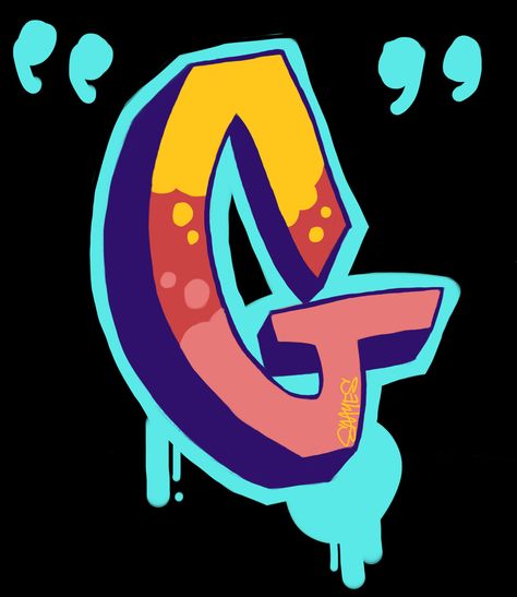 The letter “G” in a graffiti style. Grafitti Letters Alphabet, Graffiti Letter G, Graffiti Letters Styles, Letters Styles, Texas Artwork, Street Murals, Graffiti Art Letters, Graffiti Quotes, Cartoon Avatar