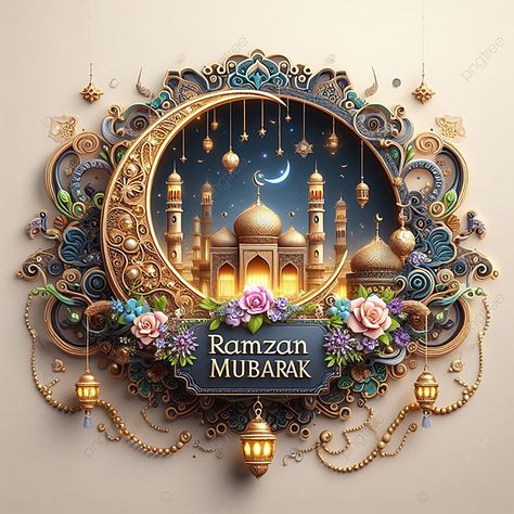 Ramzan Mubarak Background With Fully Decorated Masque And Moon Ramzan Mubarak Background, Ramadan Wishes Images, Eid Wallpaper, Ali Raza, Ramzan Mubarak, Ramadan Wishes, Ramadan Poster, Mubarak Ramadan, Eid Greetings