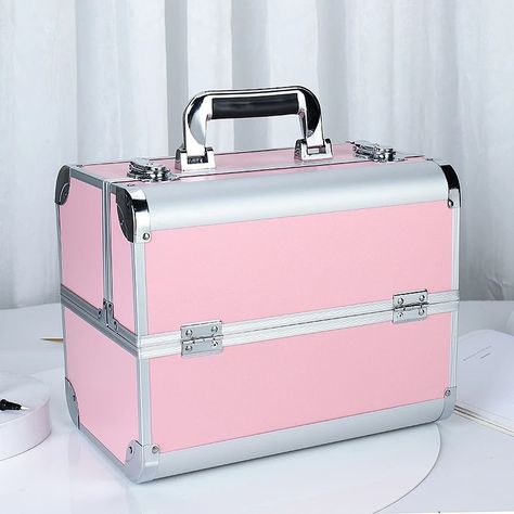 Make Up Boxes, Acrylic Manicure, Nail Bags, Make Up Storage, Embroidery Tools, Organizer Jewelry, Bag Suitcase, Makeup Box, Shower Routine