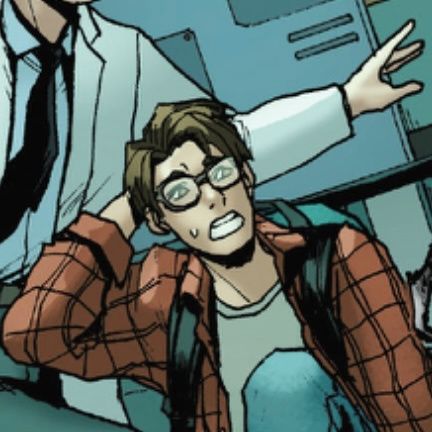 peter parker Peter Parker Earth 65, Peter Parker Comic Panels, Peter Parker Pfp Comic, Peter Parker Fits, Peter Parker With Glasses, Peter Parker Fanart Comic, Peter Parker Apartment, Peter Parker Comic Art, Peter Parker Style