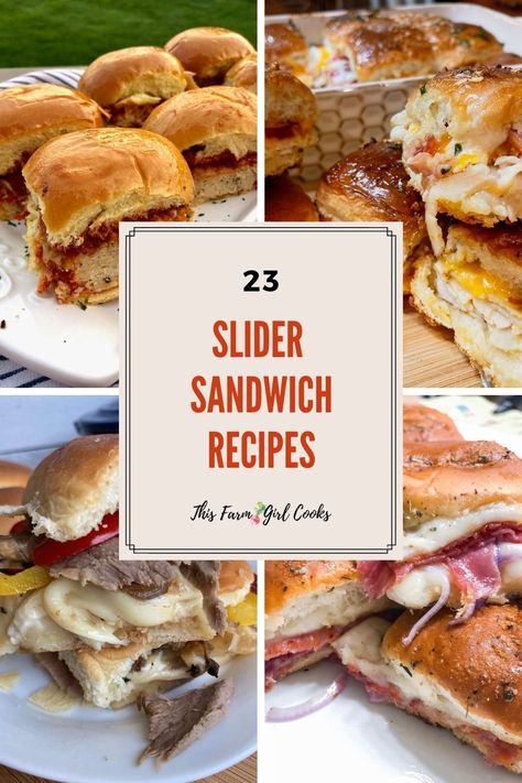 We love a good slider sandwich recipe! Served on slider buns or Hawaiian rolls, these mini pull apart sandwiches are perfect for tailgating, feeding your busy family, or for my farm friends - feeding as a field meal! #sliderrecipes #minisandwiches #lunchideas Pull Apart Sandwich Recipes, Pull Apart Sliders Recipes, Hawaiian Bun Sandwiches Slider Recipes, Sandwich Recipes On Buns, Pull Apart Italian Sub Sliders, Hot Sandwiches Hawaiian Rolls, Pull Apart Hawaiian Roll Sliders, Slider Buns Recipe Hawaiian Rolls, Pull Apart Rolls Sliders