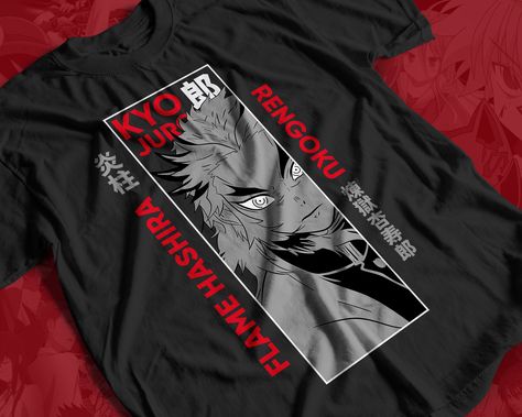 Hashira Kyojuro Anime T-shirt Unisex, Demon Anime Manga Shirt, Anime Shirt, Anime Lovers Shirt, Graphic Anime Tee, Manga Shirt, Japanese by HirayaApparel on Etsy Bae Style, Anime Shirts, Japanese Shirt, Anime Tees, Anime T Shirt, Anime Shirt, Limassol, Kimetsu No Yaiba, Slayer Anime