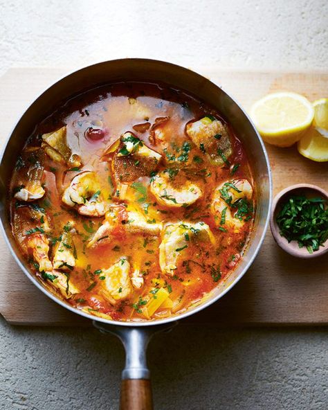 Fisherman’s soup Delicious Magazine Recipes, French Soup, Mackerel Recipes, Northern Africa, Magazine Recipes, Fish Stew, Fish Soup, Delicious Magazine, Fish Recipes Healthy