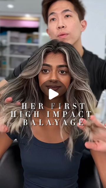 Samuel Ng on Instagram: "High Impact | Beige Blonde Balayage 

Elegance and Class. Nuff Said 

#hairtransformation #hairmakeover #hairbysamrestyle #nekderx #nekderxacademy #tiktokmalaysia #asianhair #dimensionalhair #balayage #petalingjaya #damansaraperdana" Root Melt Bronde Balayage, Brown Skin Balayage Hair, High Impact Blonde, Brunnete Hair Highlight, Sandy Brunette Balayage, Ash Brown Balayage Light Blonde, Creamy Blonde Hair Balayage Dark Roots, Balayage On Brown Skin, Low Light Balayage