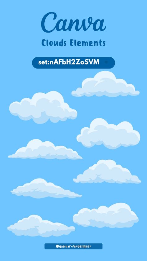 Clouds Canva Elements
#cloud #canva #canvaelements #setcanva #clouds Canva School Elements, Poster Ideas Canva, Elemen Canva Keyword, Canva Design Ideas, Cute Powerpoint Templates, Children's Book Layout, Keyword Elements Canva, Desain Buklet, Cloud Icon