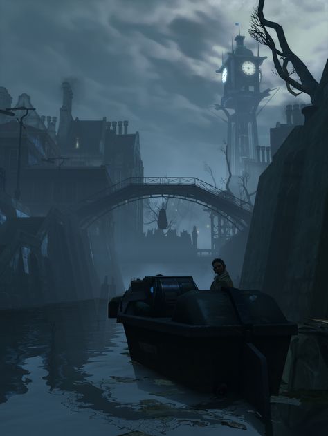 Industrial Era Aesthetic, Dishonored 2, Pc Video, Dark City, Have Inspiration, Dishonored, Ps4 Pro, Fantasy Setting, Game Concept Art