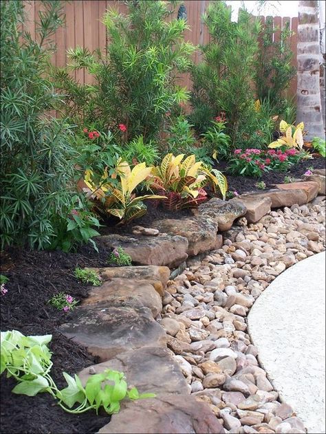 Mountain Home Landscaping, Kolam Koi, House Planning, Hardscape Design, Backyard Diy, Landscape Edging, Rock Garden Landscaping, Landscape Designs, Have Inspiration