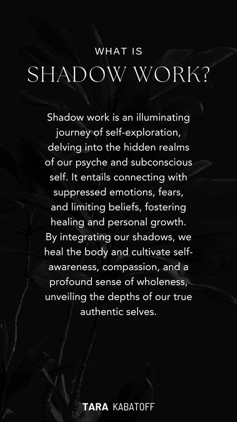 Shadow work is an essential practice of exploring the depths of our emotions, psyche, and subconscious patterns to elevate burried beliefs, emtions, and wounds to the conscious level for profound healing and understanding. Click the link to download a 30-day Shadow Journal to connect with various aspects deep within for greater self-discovery. Shadow Work Definition, Shadow Work Journal Prompts 30 Days, How To Do Shadow Work, Shadow Work Art, Shadow Workbook, What Is Shadow Work, Shadow Journal, Journal Healing, Therapy Thoughts