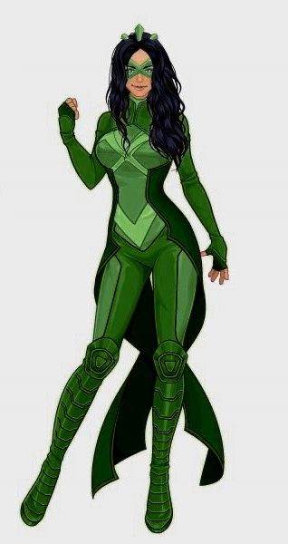 versatility in superhero suit, shifting visual Green Hero Suit, Green Superhero Suit Female, Green Superhero Suit, Female Speedster, Marvel Suits, Superhero Outfits Design, Villain Ideas, Oc Superhero, Girl Superhero Costumes