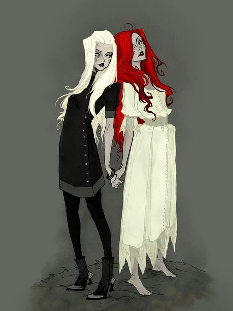 Best friends Abigail Larson, Sisters Drawing, Chris Riddell, Roi Arthur, Witch Art, Creepy Art, Norman Rockwell, Gothic Art, The Villain