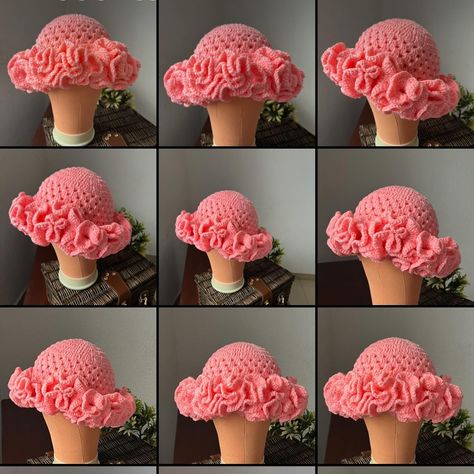 Pink Ruffle Hat😍🧶 #crochet #ftkcrochet Beanie Ideas, Crochet Ruffle Hat, Ruffle Hat, Crochet Dreams, Crochet Winter Hats, Crochet Ruffle, Crochet Winter, Hat Crochet, February 15