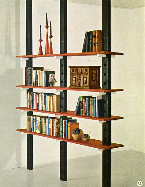 diy bookshelf ideas | 60s DIY bookshelf/room divider | Flickr - Photo Sharing! Bookshelf Separator, Library Shelf Dividers Diy, Book Shelf Room Divider Studio, Room Divider Shelf, Mid Century Modern Room Divider Shelves, Mid Century Room Divider Bookcase, Room Divider Diy, Bookshelf Room Divider, Macrame Room Divider