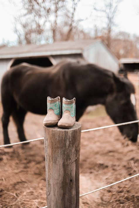 Fall Farm Maternity Pictures, Cowboy Themed Maternity Shoot, Farm Style Maternity Shoot, Horse Baby Announcement, Maternity Photo Shoot With Horses, Maternity Photography Horses, Maternity With Horse, Country Pregnancy Pictures, Maternity Photography Farm