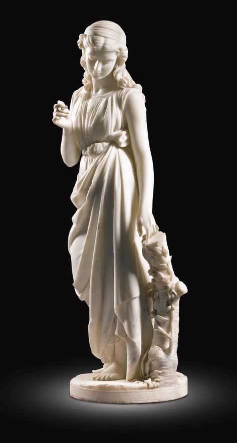 Caradossi, Vittorio  1861-1909 Florencia Italia Classical Sculptures, Statue Of A Woman, Sculpture Woman, Classical Sculpture, Famous Sculptures, Anatomy Sculpture, Classic Sculpture, Greek Statues, Plaster Sculpture