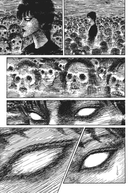 Ito Junji, Japanese Horror, Gothic Wallpaper, Figurative Artwork, Junji Ito, Dark Art Illustrations, Manga Panels, Creepy Art, Manga Pages