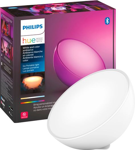 Philips Hue Lights, Hue Lights, Dimmable Table Lamp, Wireless Lights, Table Lamp White, Led Color Changing Lights, Hue Color, Cozy Candles, Smart Lights