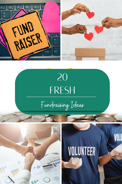 20 Fresh Fundraising Ideas that Stand out! Fundraising Ideas For Adults, Fund Raising Ideas Fundraising Events, Fundraising Ideas Non Profit, Creative Fundraising, Unique Fundraisers, Charity Run, Mystery Dinner, Nonprofit Fundraising, Fundraiser Ideas