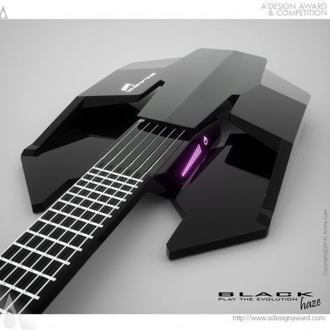 futuristic guitar Guitar Designs, Unique Guitars, Cool Electric Guitars, Guitar Collection, Power Metal, Guitar Tips, Stringed Instruments, Beautiful Guitars, Custom Guitar