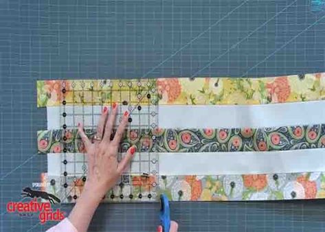 Jelly Roll Quilt Tutorial, Strip Tube Ruler Quilt Patterns Free, Quilt Blocks From Jelly Rolls, Jelly Roll Strip Quilts Simple, Jelly Roll Blocks Free Pattern, Jellyroll Race Quilt Tutorials, Strip Quilt Blocks, Jelly Roll Scrap Quilts, Strip Set Quilt Patterns