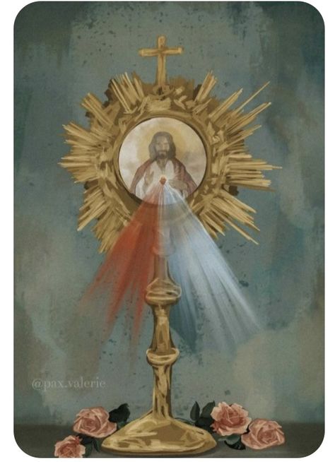 Divine Mercy Jesus Images, Catholic Painting Ideas, Catholic Saints Images, Roman Catholic Art, Catholic Wallpaper, Christian Quotes Wallpaper, Catholic Pictures, Jesus Drawings, Catholic Decor