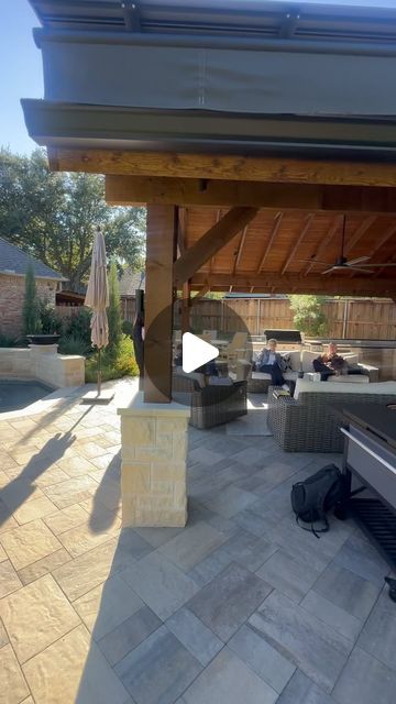 Cover Your Pergola on Instagram: "20x20 Cedar Gable Patio Cover with tongue and groove cedar. Dallas, Tx. This build is awesome and really ties in this area of the backyard! 
DM us or TEXT 972-342-1645 to quote! 

#pergola #patiocover #patioideas #backyardideas" Gable Patio Cover, Gable Pergola, Cedar Gable, Gable Patio, Outdoor Porch Ideas, Patio Cover, Outdoor Porch, Tongue And Groove, Home Construction