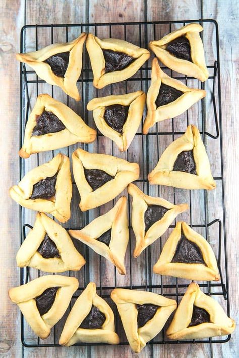 Traditional Homemade Hamantaschen Recipe | Bunsen Burner Bakery Hamentashen Recipe, No Fail Pie Crust, Hamantaschen Cookies, Purim Recipe, Hamantaschen Recipe, Easy Crepe Recipe, Vegetable Tart, Jewish Holiday Recipes, Bunsen Burner