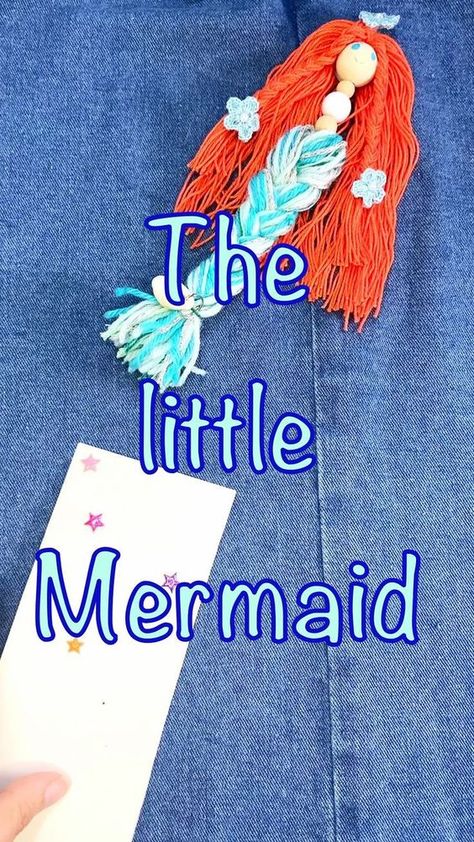 Mermaid Diy Crafts, Diy Yarn Dolls, Dolls Handmade Diy, Easy Yarn Crafts, Mermaid Crafts, Handmade Mermaid, Yarn Dolls, Mermaid Diy, Doll Diy Crafts