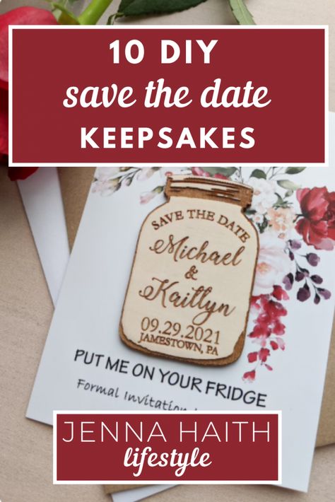 Inexpensive Save The Date Ideas, Save The Date Fridge Magnet, Diy Save The Date Ideas For Weddings, Unique Save The Date Ideas For Weddings, Rustic Save The Date Ideas, Diy Save The Date Ideas, Homemade Save The Dates, Save The Date Ideas For Weddings, Creative Save The Date Ideas