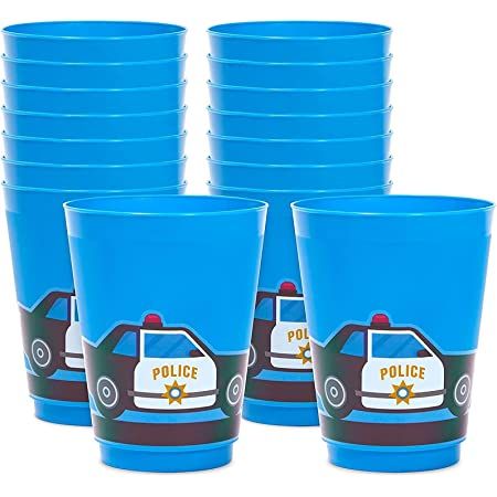 Police Party Favors, Police Party Decorations, Cars Party Favors, Police Birthday Party, Police Party, Police Birthday, Bulk Party Favors, Birthday Party Snacks, Birthday Party Food