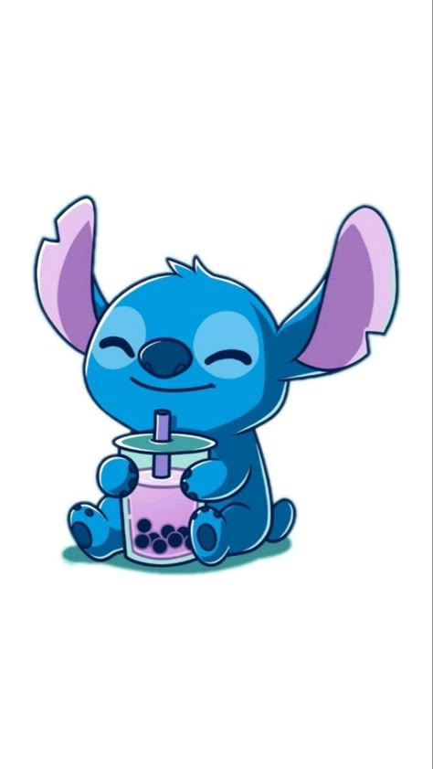 Cute Drawings Of Stitch, Cute Stitch Pictures, Cute Stitch Drawings, Stitch Image, Stitch Kawaii, Kawaii Stitch, Lilo En Stitch, Stitch Drawings, Cute Iphone Wallpaper Tumblr