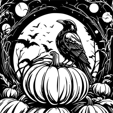 Check this out on SVG.io Wood Burning Patterns Free, Crow Sitting, Cricut Hacks, Halloween Scarecrow, A Crow, Wood Burning Patterns, Free Svg Cut Files, Svg Halloween, Wood Patterns