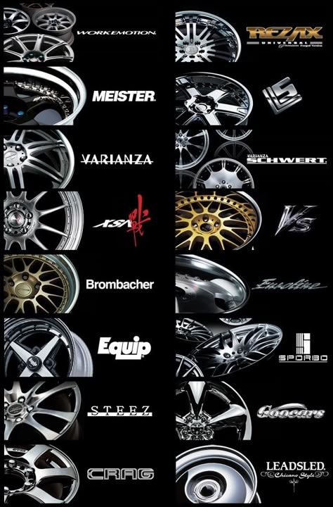 Marcas rines Jdm Rims, Work Wheels, Kereta Sport, Jdm Wheels, Car Facts, Car Shoe, Car Wheels Rims, 4 By 4, M Logo