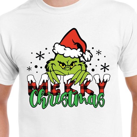 The Grinch Tshirt Ideas, Grinch Tshirt Ideas Diy, Grinch T Shirt Ideas, Grinch Tshirt Ideas, Grinch Designs, Grinch Tshirt, Grinch Diy, Grinch Merry Christmas, Grinch Cricut