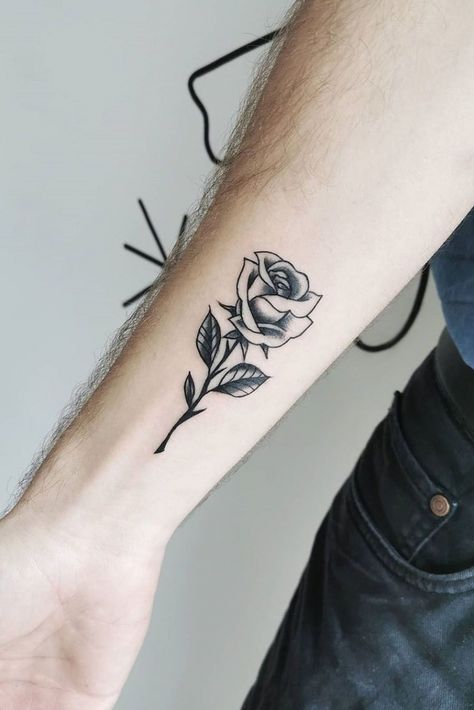 These Beautiful rose tattoo design ideas will give you all the inspiration you need for your next piece of body art.So, today I'm showing you 23+ of the most stunning rose tattoos. #flowertattoo #tattoos #womentattoos Rose Tattoo Men, Simple Rose Tattoo, Rose Tattoos For Men, Small Rose Tattoo, Skeleton Hand Tattoo, Back Of Shoulder Tattoo, Shoulder Tattoos For Women, Tattoo Design Ideas, Rose Tattoo Design