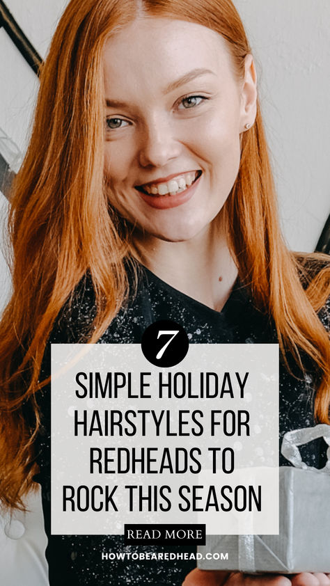 If you’re looking for cute, simple ways to do your hair this holiday season we’ve got you covered. Here are 7 of our favorite holiday hairstyles for redheads to rock: Hairstyles For Redheads, Ways To Do Your Hair, Foo Foo, Hair Over 50, Gorgeous Hairstyles, Holiday Hair, Christmas Hairstyles, Cool Christmas Trees, Holiday Hairstyles