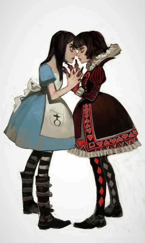 https://twitter.com/mossacannibalis/status/1156475783528894464 Alice In Wonderland Fanart, American Mcgee’s Alice, Alice In Wonderland Artwork, Dark Alice In Wonderland, Wonderland Artwork, Alice In Wonderland Aesthetic, Alice Liddell, Alice Madness Returns, Alice Madness