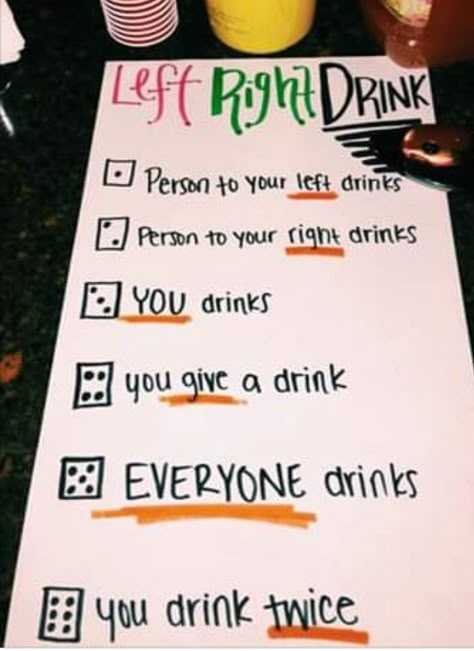 Drunk Games, Alcohol Games, Sleepover Party Games, Diy Party Games, Drinking Card Games, Fun Drinking Games, Drinking Games For Parties, Fest Temaer, Fun Sleepover Ideas