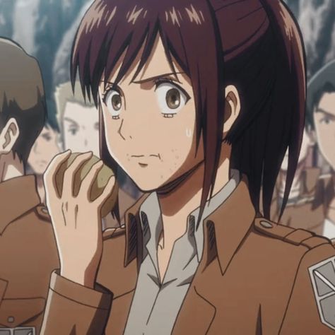 Potato Girl, Tamako Love Story, Piskel Art, Aot Characters, Titans Anime, Anime Stickers, Attack On Titan Anime, An Anime, Titanic