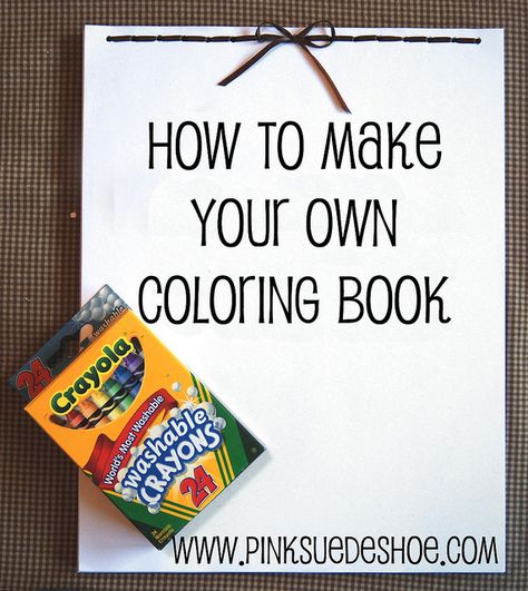 Coloring book tutorial Diy Coloring Book Binding, Homemade Coloring Book, Custom Coloring Book, Diy Coloring Book Party Favors, How To Make A Coloring Book, Diy Coloring Book For Kids, How To Bind A Book Diy, Diy Coloring Book, Sketch Book Cover