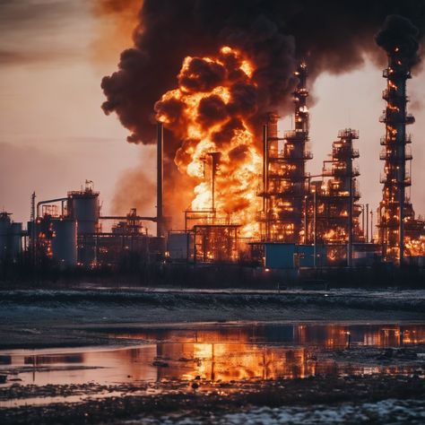 Explosive Drone Attack Sets Russian Oil Refinery Ablaze: Tensions Rise Between Countries

#dronestrikeUkraine #Russianoilrefineryfire The Refinery, Oil Refinery, Military Operations, February 3, Usa News, Emergency Service, A Fire, Russia, Ukraine