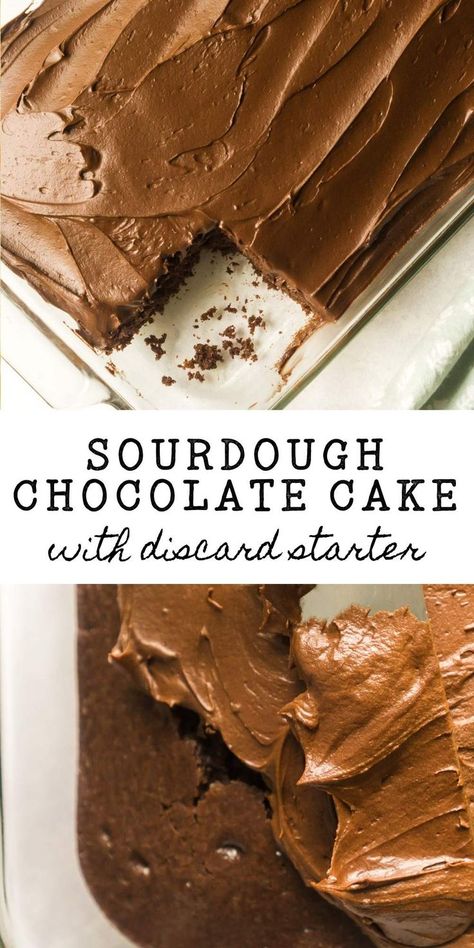 An easy-to-make moist and rich chocolate cake using your discarded sourdough starter. One of the BEST sourdough discard recipes of all time. Sourdough Chocolate Cake Recipe, Sourdough Chocolate Cake, Chocolate Cake With Buttercream Frosting, Chocolate Cake With Buttercream, Cake With Buttercream Frosting, Recipe Using Sourdough Starter, Cake With Buttercream, Canned Frosting, Vanilla Cupcake Recipe