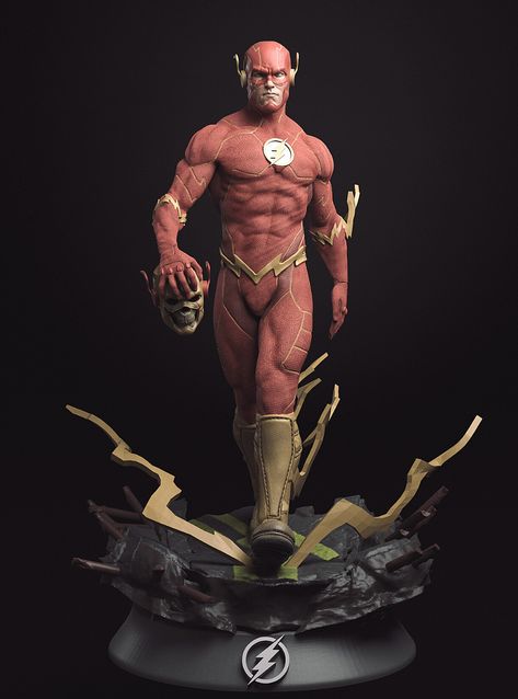 Flash Toys, Figures Reference, Nomad Sculpt, Flash Dc Comics, Marvel Statues, Dc Figures, Dc Rebirth, Character Statue, Marvel Superheroes Art