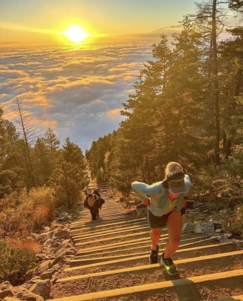 Manitou Incline, Awesome Places, Colorado Usa, Above The Clouds, Amazing Destinations, Travel Bucket List, Travel Bucket, The Clouds, Most Beautiful Places