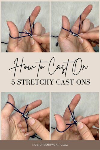 Short Tail Cast On Knitting, How To Knit Neat Edges, Knit Cast On Methods, Cast On Knitting Methods, Knitting Cast On, How To Cast On Knitting, Stretchy Cast On Knitting, Cast On Knitting Tutorials, Knitting Cast On Methods