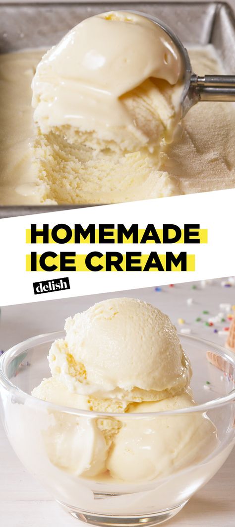 Ice Creame, Best Vanilla Ice Cream, Best Homemade Ice Cream, Gourmet Dishes, Coffee Flavors, Ice Cream Maker Recipes, Homemade Vanilla Ice Cream, Homemade Ice Cream Recipes, Sorbet Recipes