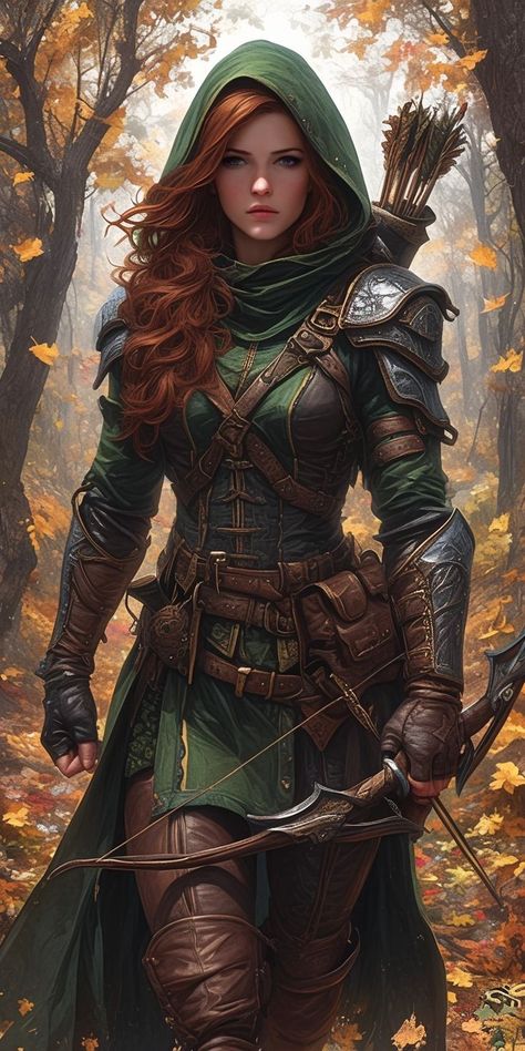 Female Aragorn, Female Ranger Art, Dnd Female Ranger, Female Ranger Dnd, Female Archer Art, Human Female Dnd, Dnd Female Fighter, Archer Concept Art, Dnd Witch