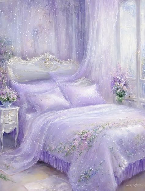 Lavender Princess Aesthetic, Purple Princesscore, Dreamy Purple Aesthetic, Purple Royalty Aesthetic, Lavender Bedroom Aesthetic, Purple Fairy Aesthetic, Purple Princess Aesthetic, Pastel Purple Bedroom, Cinderella Retelling